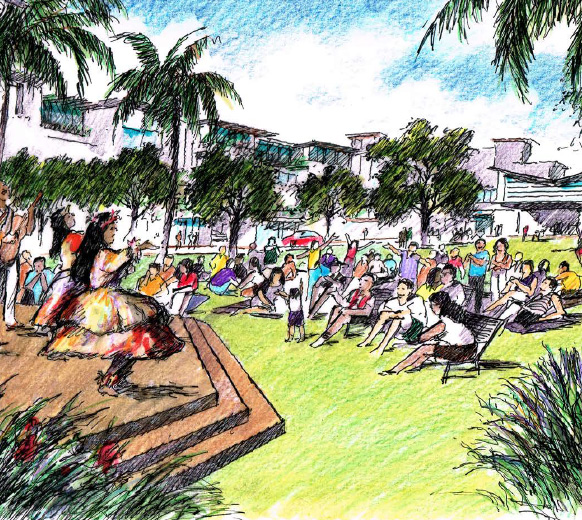 Hula night at the Village at Koa Ridge